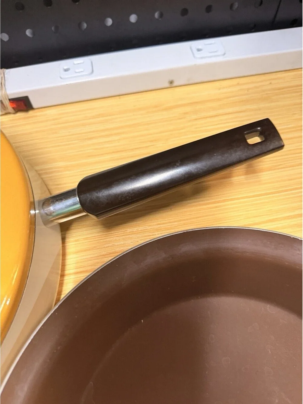 VTG 3 Piece Yellow Wearever Fry Pan Skillet 10